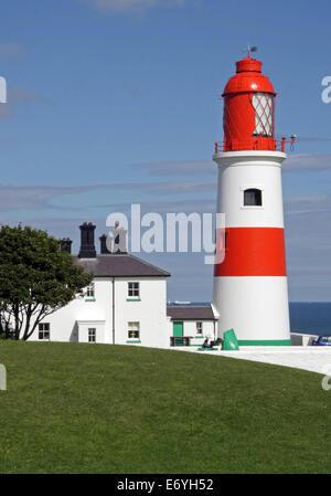 Souter Faro Marsden vicino a Sunderland, Tyne & Wear, Regno Unito Foto Stock