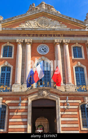 Francia, Toulouse, Le Capitole Foto Stock