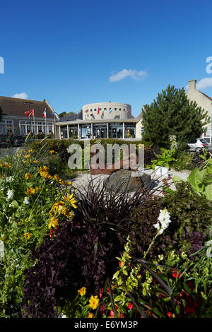 Il Museo a Gold Beach, in Normandia, Francia, Foto Stock