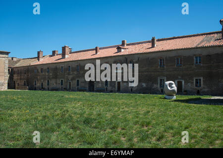 Le Perthus, Pirenei orientali, Languedoc-Roussillon, Francia Foto Stock