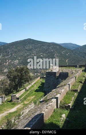 Le Perthus, Pirenei orientali, Languedoc-Roussillon, Francia Foto Stock