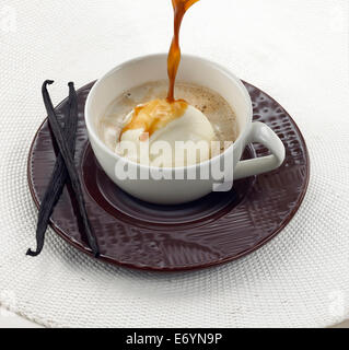 Affogato. Foto Stock