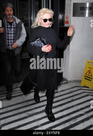 Debbie Harry dei Blondie a Radio 2 con: Debbie Harry dove: Londra, Regno Unito quando: 28 Feb 2014 Foto Stock