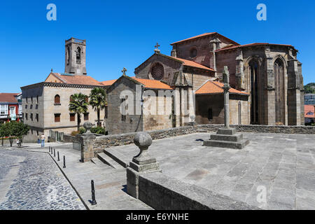 BETANZOS, Spagna - 30 luglio 2014: Igrexa de San Francisco o la chiesa di San Francesco nella storica città di Betanzos, Galizia, Spai Foto Stock