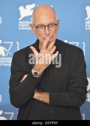 Venezia, Italia. 2 Sep, 2014. Direttore Gabriele Salvatores pone durante la foto chiamata per il filmato in Italia In una giornata presso la settantunesima Festival del Cinema di Venezia, Venezia, Italia, Settembre 2, 2014. Credito: Liu Lihang/Xinhua/Alamy Live News Foto Stock