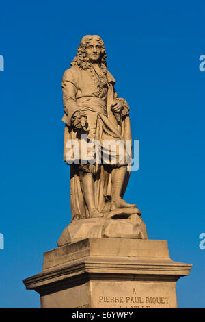 Francia, Toulouse, Pierre Paul Riquet Foto Stock