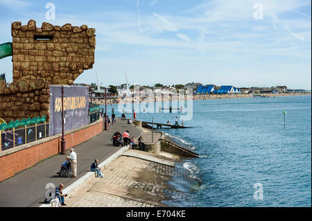 City Beach, Southend on Sea e Adventure Island. Foto Stock