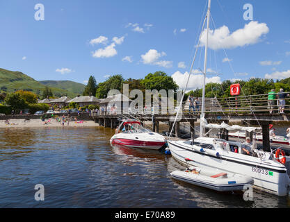 Luss, Loch Lomond, Scozia Foto Stock