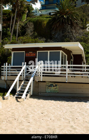 La casa sulla spiaggia una volta di proprietà dell'attore John Wayne dal1950's -1973 a mille passi spiaggia di Laguna Beach California Foto Stock