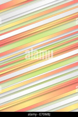 Abstract colori pastello striped background. Vettore Foto Stock