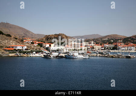 Mirina in Lemnos Foto Stock