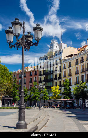 Edifici storici in Plaza de Oriente, Madrid, Comunidad de Madrid, Spagna Foto Stock