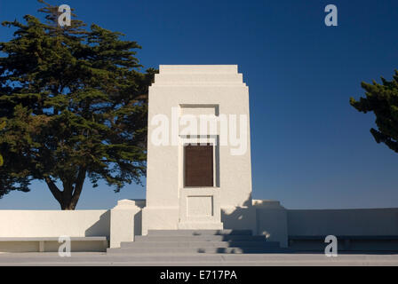 L'indirizzo di Gettysburg monumento, Fort Rosecrans Cimitero Nazionale, California Foto Stock