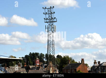 Il sud della Scozia League Heston Rovers 0 Wigtown e Bladnock 1 Palmerston Park Dumfries Sabato 30 Agosto 2014 Foto Stock