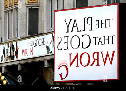 Londra, Regno Unito. Il 3 settembre, 2014. "Il gioco che va storto' al Duchess Theatre, Catherine Street, Londra Credito: PjrNews/Alamy Live News Foto Stock