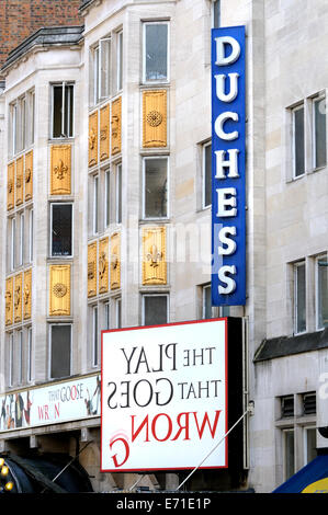 Londra, Regno Unito. Il 3 settembre, 2014. "Il gioco che va storto' al Duchess Theatre, Catherine Street, Londra Credito: PjrNews/Alamy Live News Foto Stock