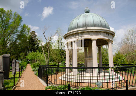 Stati Uniti d'America, Tennessee, Nashville. L'eremo, home e piantagione di Andrew Jackson. Pietra miliare storica nazionale. Jackson, Tomba. Foto Stock