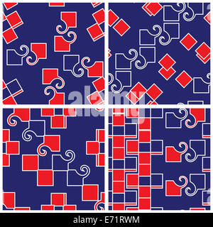 Abstract schemi impostati Foto Stock