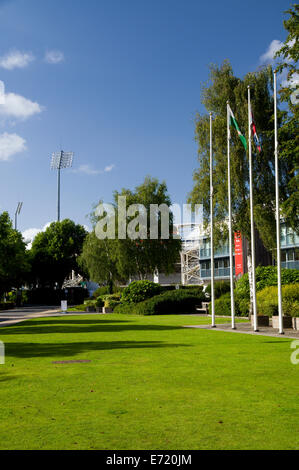 Sport Galles Centro Nazionale formalmente il Centro sportivo nazionale per il Galles, Sophia Gardens, Cardiff, Galles. Foto Stock