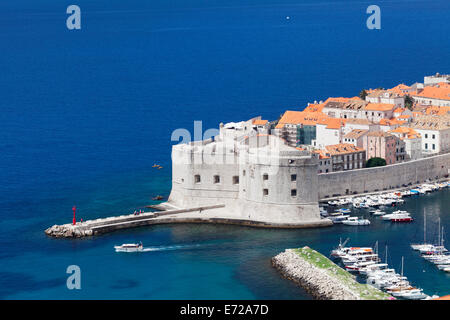 San Giovanni Rocca a Porto Vecchio, Dubrovnik, Dalmazia, Croazia Foto Stock