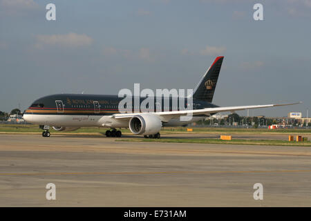 Royal Jordanian boeing 787 Foto Stock