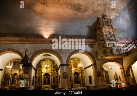 Sant Domingo chiesa Interno in Dalt Vila di Ibiza città vecchia - Ibiza Foto Stock