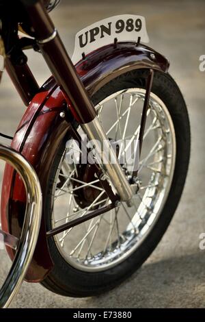 Royal Enfield bullet 350 G2 1954 motore realizzato in Inghilterra motociclo Foto Stock