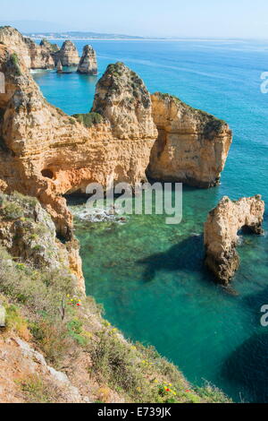 Ponta da Piedade, Lagos, Algarve, Portogallo, Europa Foto Stock