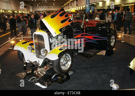 Hot Rod al Megaspeed auto personalizzata & Carrello Mostra al Toronto International Center. Foto Stock