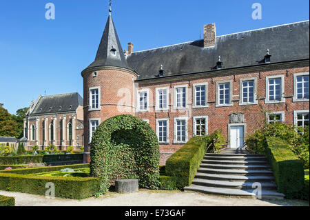 Il Landcommanderij Alden Biesen / Commanderie di Alden Biesen, castello del XVI secolo in corrispondenza di Rijkhoven / Bilzen, Belgio Foto Stock