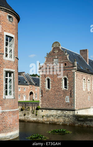 Il Landcommanderij Alden Biesen / Commanderie di Alden Biesen, castello del XVI secolo in corrispondenza di Rijkhoven / Bilzen, Belgio Foto Stock