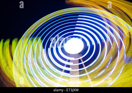 Abstract colorati sentieri di luce Foto Stock