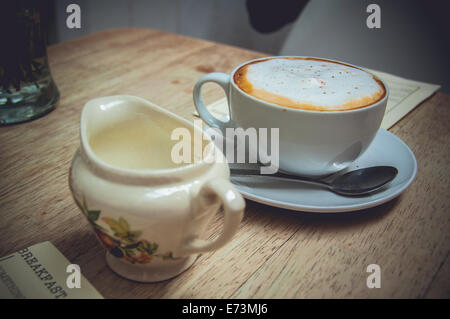 Caffè del mattino cup Foto Stock