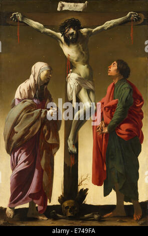 La Crocifissione con la Vergine e san Giovanni - da Hendrick ter Brugghen, 1625 Foto Stock