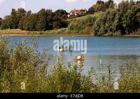 Draycote acqua in estate, Warwickshire, Inghilterra, Regno Unito Foto Stock