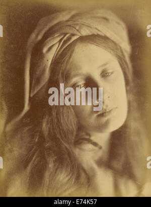 Beatrice; Julia Margaret Cameron, britannico, nato in India, 1815 - 1879; acqua dolce, Inghilterra, Europa; 1866; albume silver stampa Foto Stock