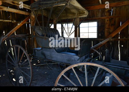 Bodie è una città fantasma di Bodie colline ad est della catena montuosa della Sierra Nevada in Mono County, California, Stati Uniti Foto Stock