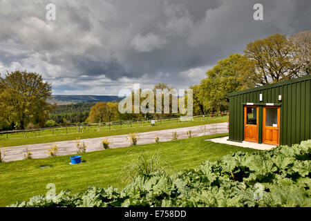 Deanwood vacanze campeggio; Foresta di Dean; Gloucestershire, Regno Unito Foto Stock