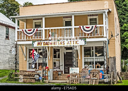 Le mie figlie mansarda, Hillsboro, West Virginia Foto Stock