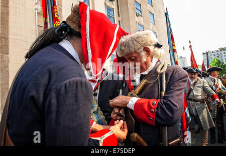 Italia Piemonte Torino 06 settembre 2014 rievocazione dell'assedio di Torino del 1706 Foto Stock