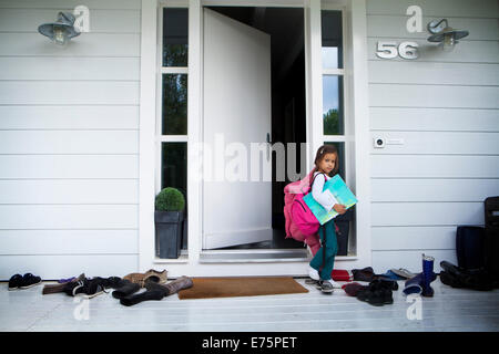 Famiglia numerosa Foto Stock