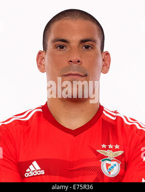 Portogallo - Primera Liga Zon-Sagres 2014-2015 / Victorio Maximiliano Pereira Paez ' Maxi Pereira ' - ( SL Benfica ) Foto Stock