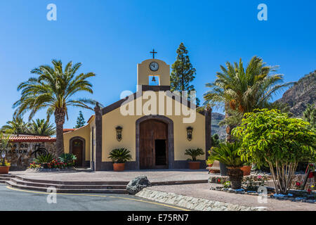 La piccola cappella al di fuori di Las Tirajanas Hotel, San Bartolomé de Tirajana, Gran Canaria Isole Canarie Spagna Foto Stock