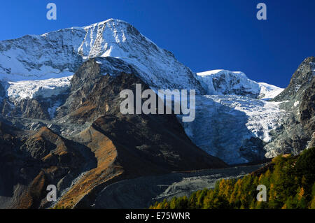 Pigne d'Arolla montagna, Arolla, Canton Vallese, Svizzera Foto Stock