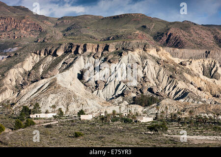 Città fantasma nel deserto Tabernas, provincia di Almeria, Andalusia, Spagna Foto Stock