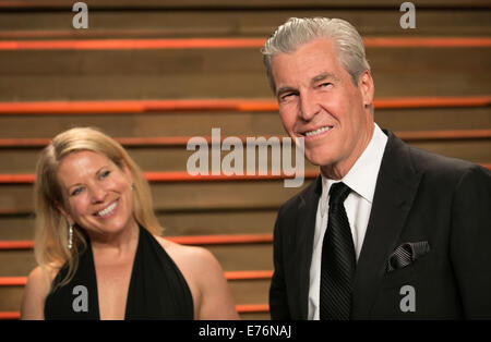 Celebrità frequentare 2013 Vanity Fair Oscar Party al Sunset Plaza. Dotato di: Ospiti Dove: Los Angeles, California, Stati Uniti quando: 02 Mar 2014 Foto Stock