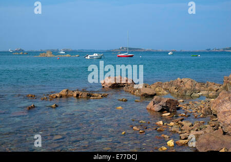 Pointe de l'arcouest, Bretagna Francia Foto Stock