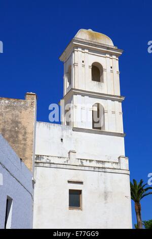 Chiesa di Santa Catalina Conil de la Frontera, la provincia di Cadiz Cadice, Andalusia, sud ovest Europa Foto Stock