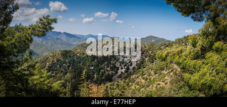 I Monti Troodos di Cipro Foto Stock