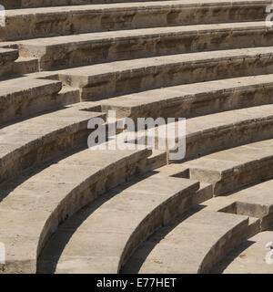 Anfiteatro di Kourion sito archeologico di Cipro. Foto Stock